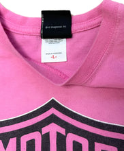 Load image into Gallery viewer, Vintage Cropped Pink Harley Davidson T-Shirt