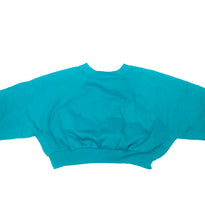Load image into Gallery viewer, Vintage 80's G Cropped Sweatshirt - Turquoise