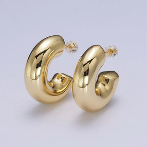 24k Chubby C Hoops