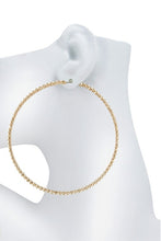 Load image into Gallery viewer, XL Dainty Diamond Hoops
