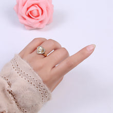Load image into Gallery viewer, 14k Sunburst Heart Ring
