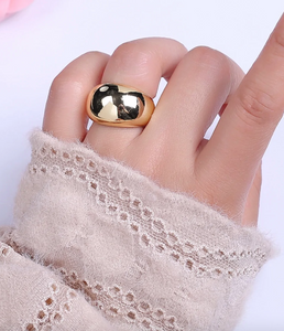 24k Chunky Dome Ring