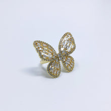 Load image into Gallery viewer, Butterfly Baby Diamond Ring in Gold
